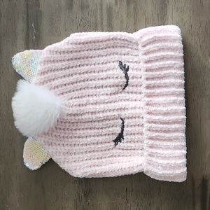 Girl's Unicorn Winter Hat
